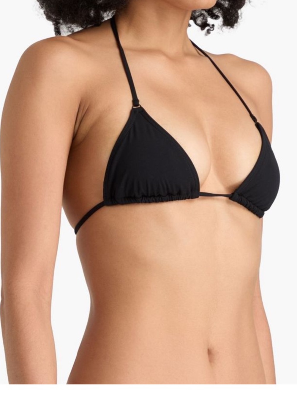 Zimmermann Black Triangle String Bikini Top and bottom